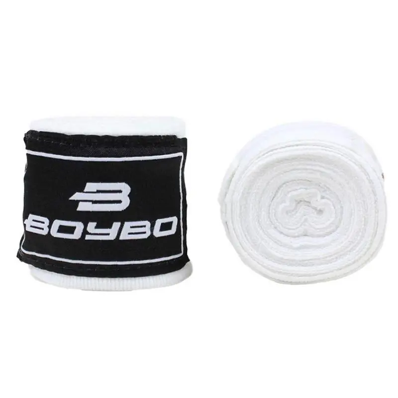 Бинты BoyBo 3,5 хлопок-эластан белый от магазина Супер Спорт